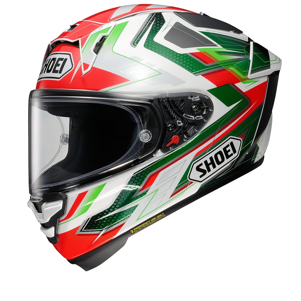 Image of Shoei X-SPR Pro Graphic Escalate Tc-4 Full Face Helmet Size XL EN