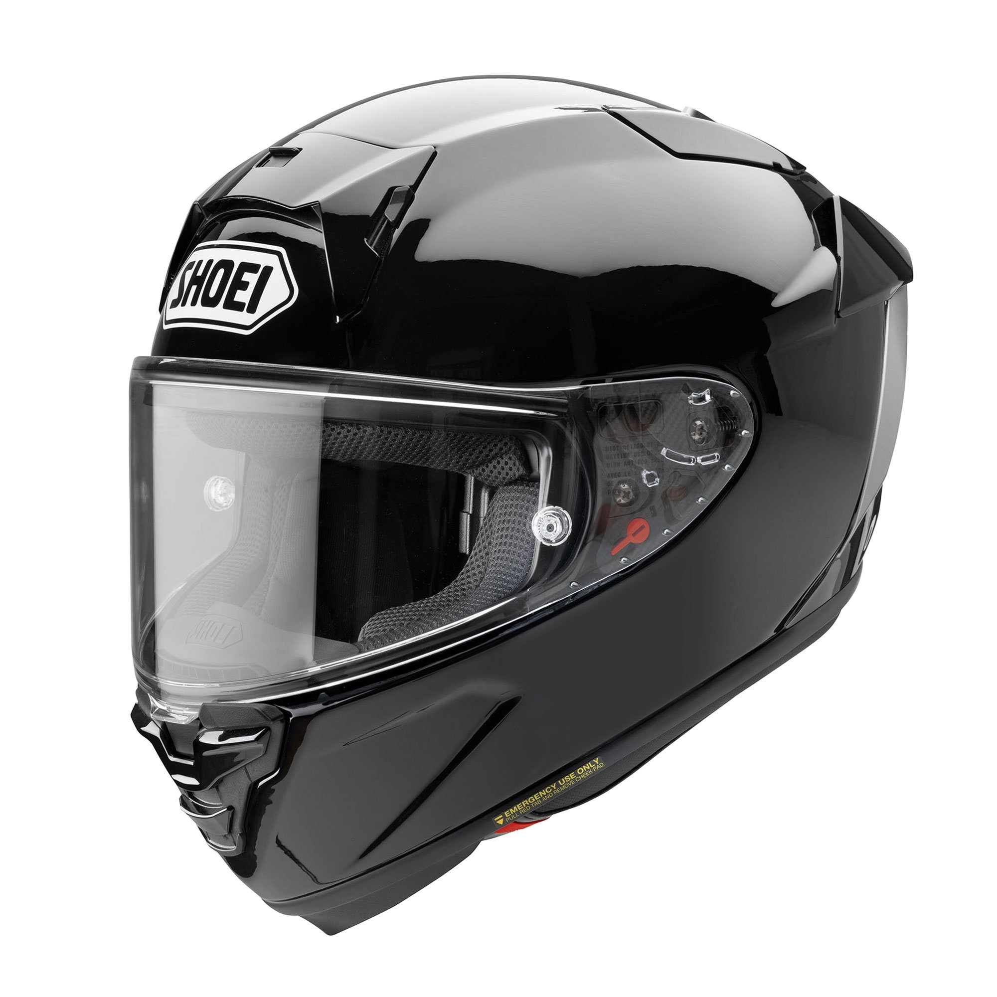 Image of Shoei X-SPR Pro Plain Black Full Face Helmet Size 2XL EN