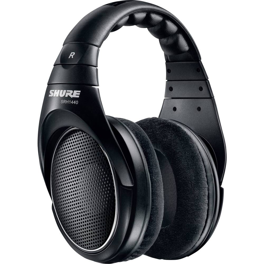 Image of Shure SRH1440 Over-ear headphones Corded (1075100) Black