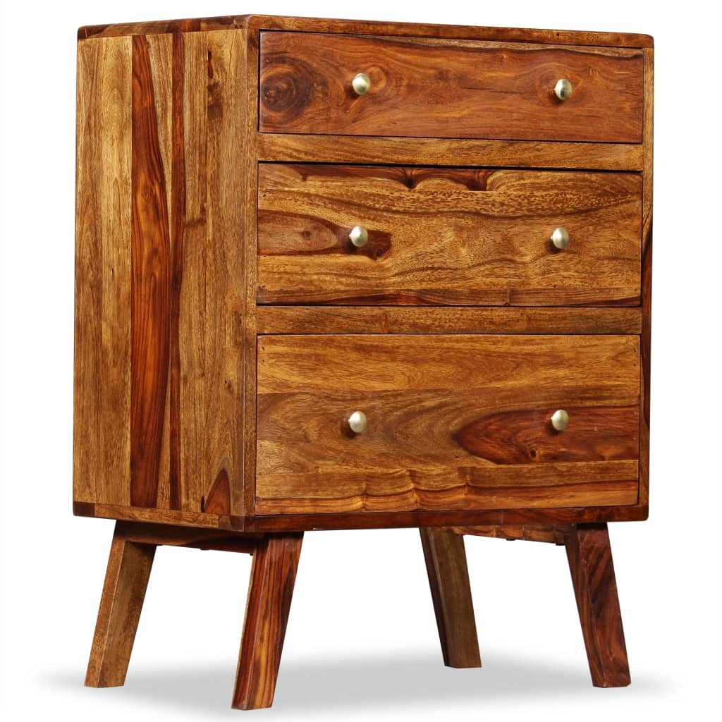 Image of Side Cabinet Solid Sheesham Wood 236"x138"x30"