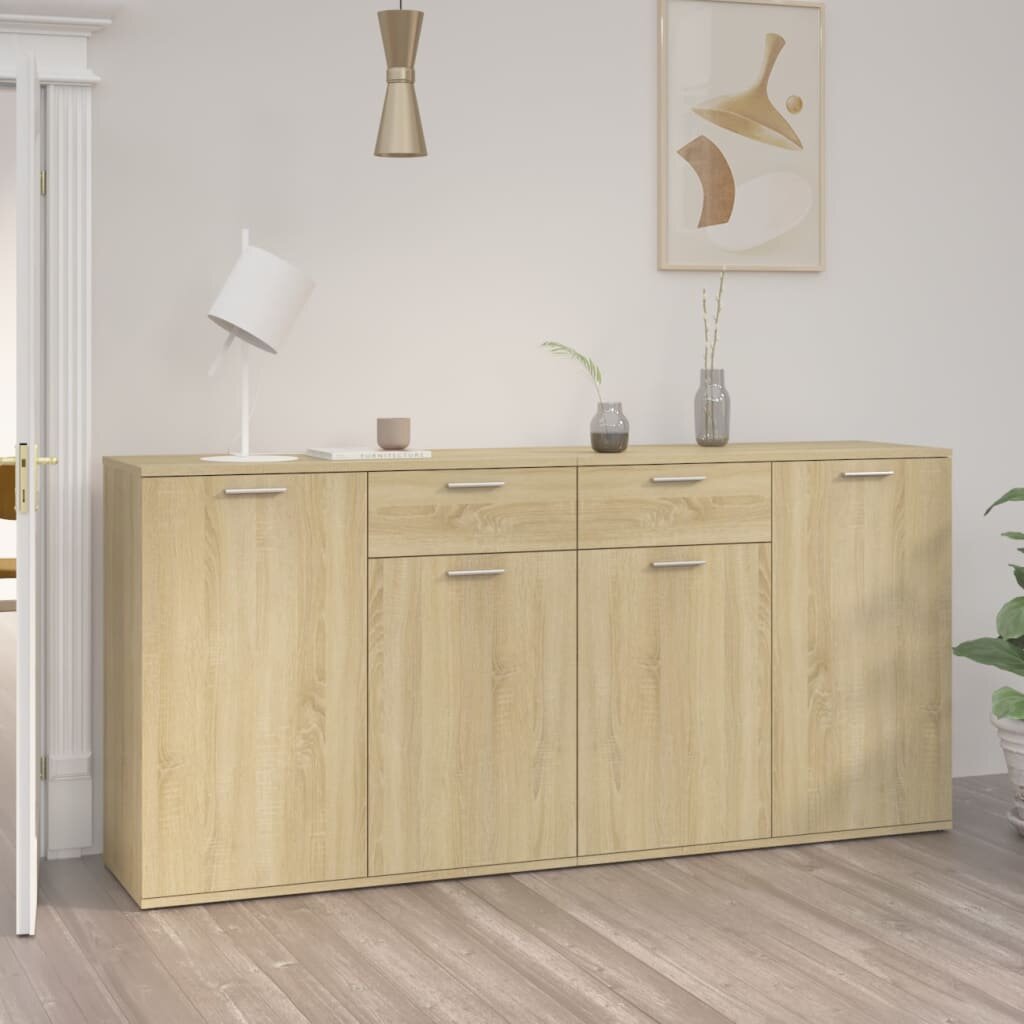 Image of Sideboard Sonoma Oak 63"x142"x295" Chipboard