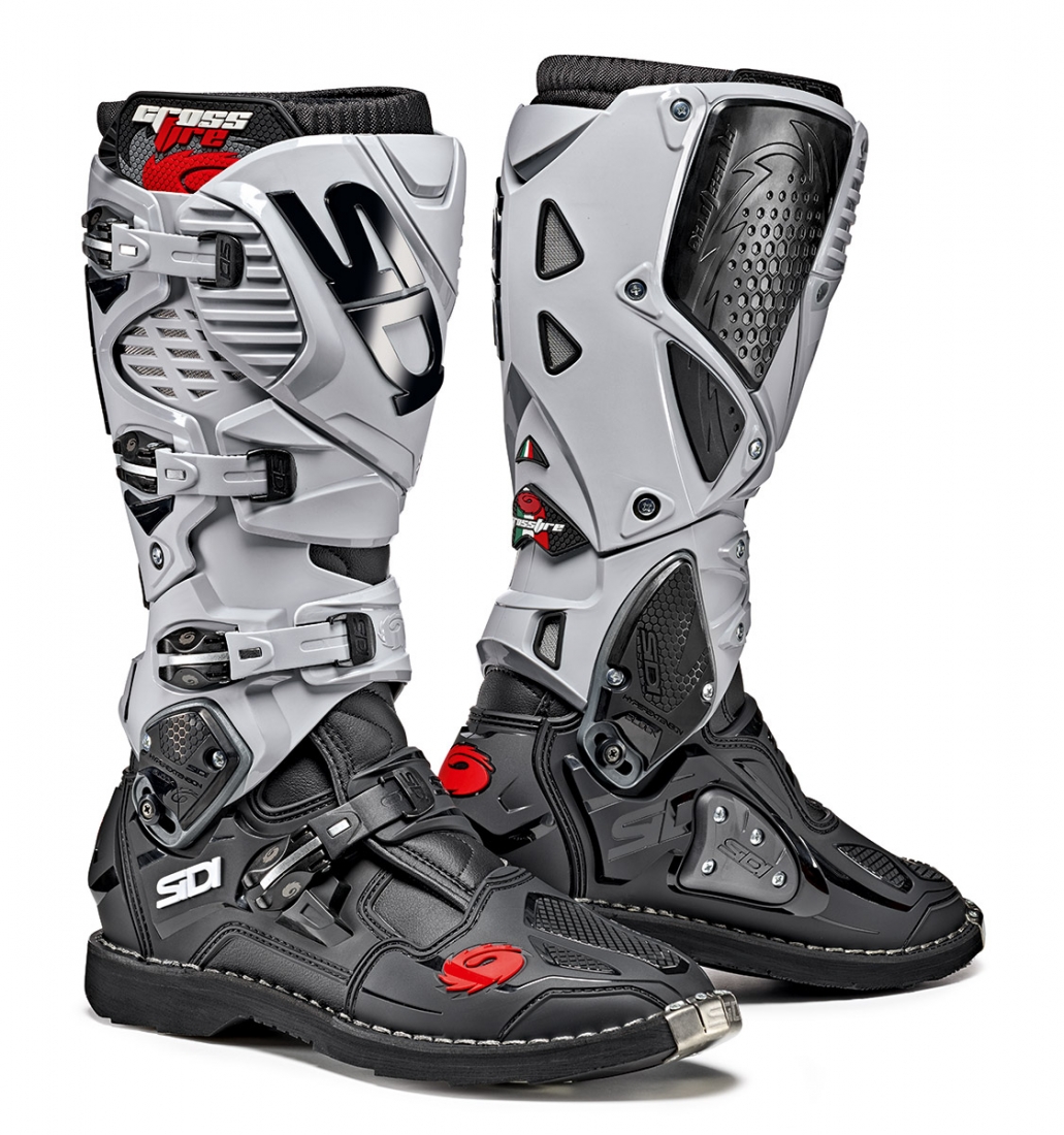 Image of Sidi Crossfire 3 Schwarz Ash Stiefel Größe 40