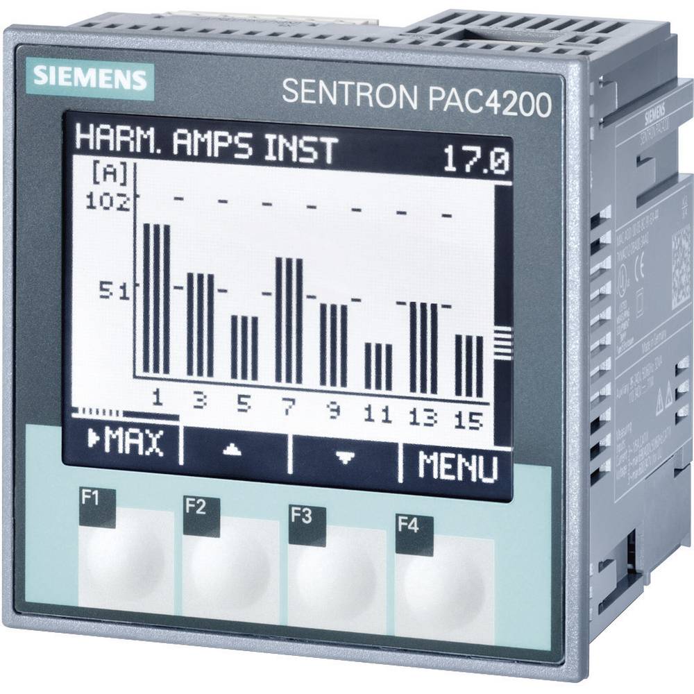 Image of Siemens 7KM4212-0BA00-3AA0 Digital rack-mount meter Max 3 x 690/400 V AC