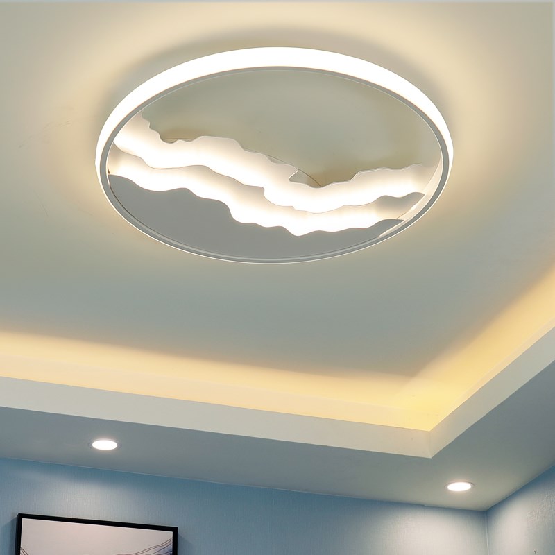 Image of Simple Modern LED Living Room Ceiling Light Study Officled Lamps Household Ceiling Lamp Bedroom Kids Surface Mounted Lighting Fixture