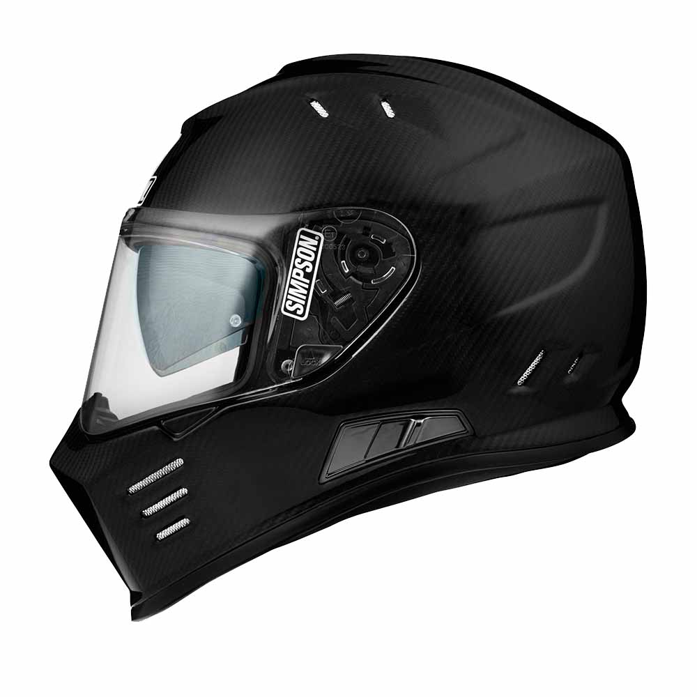 Image of Simpson Venom Carbon ECE2206 Full Face Helmet Size L ID 7640181139682