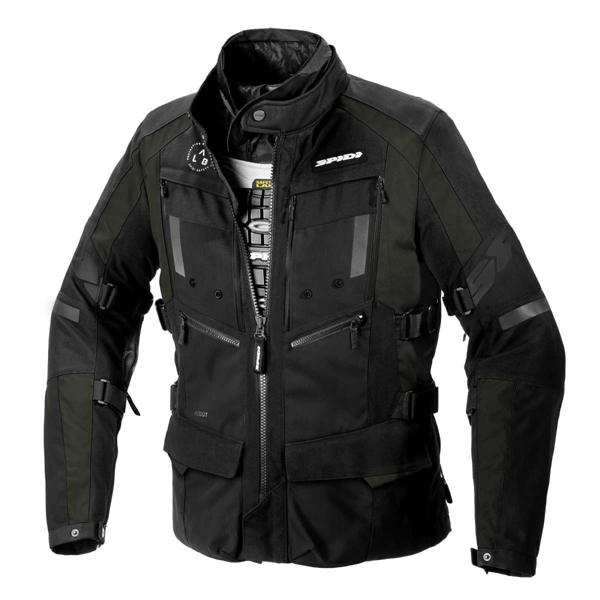 Image of Spidi 4Season Evo Jacket Dark Green Black Talla 2XL