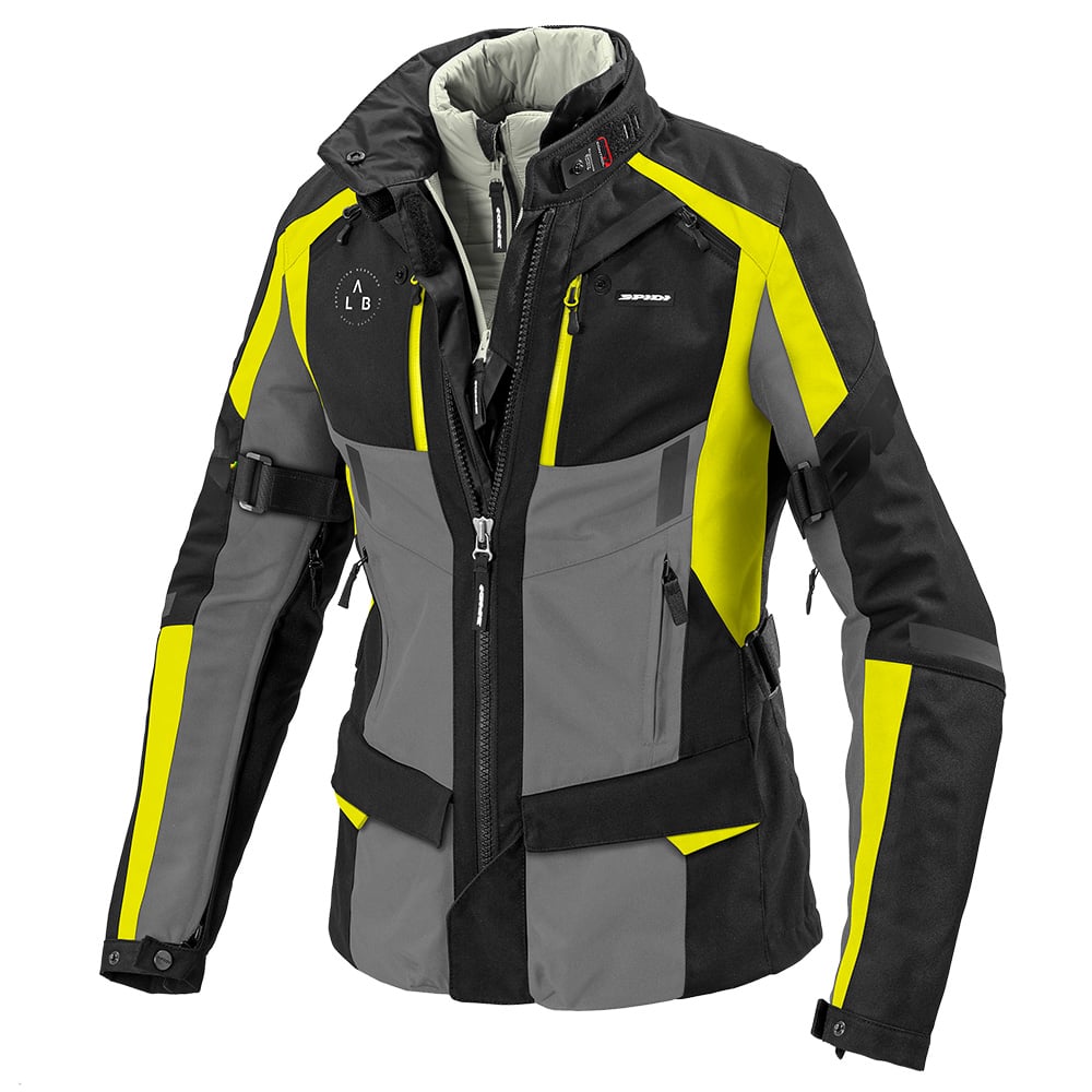 Image of Spidi 4Season Lady Evo Gelb Fluo CE Jacke Größe XL