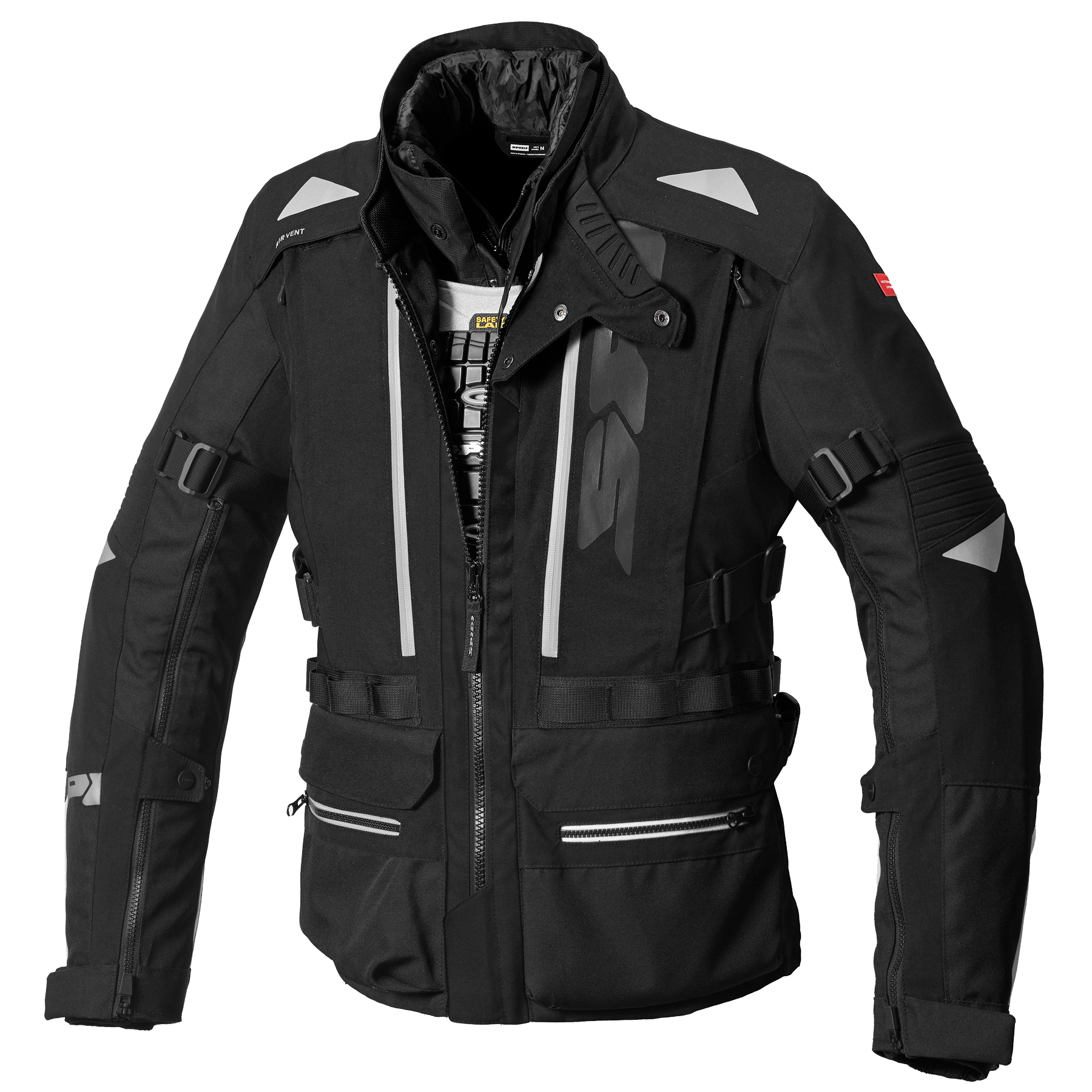Image of Spidi Allroad H2Out Jacket Black Size 2XL ID 8030161343700