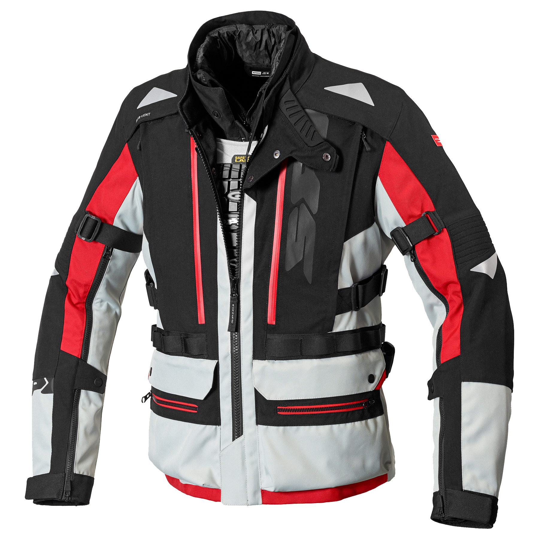 Image of Spidi Allroad H2Out Jacket Ice Red Size M ID 8030161343793