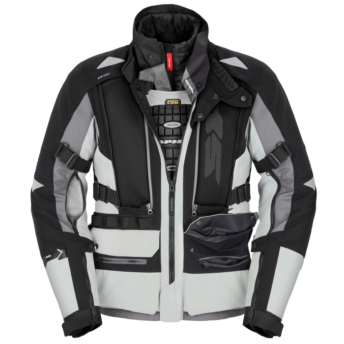 Image of Spidi Allroad Jacket Black Gray Size 4XL ID 8030161459920