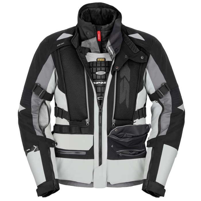 Image of Spidi Allroad Jacket Black Gray Talla L