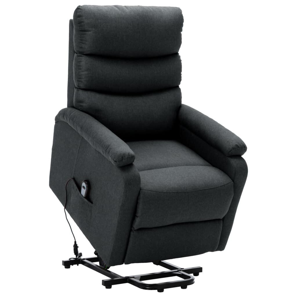 Image of Stand-up Recliner Dark Gray Fabric