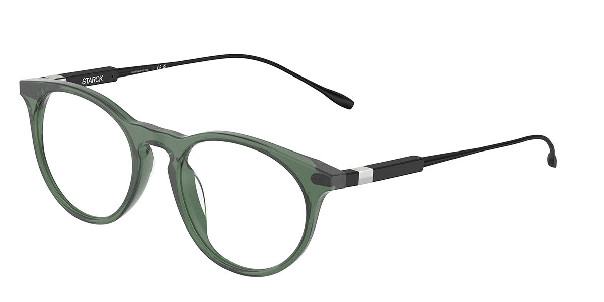 Image of Starck SH3092 0001 Óculos de Grau Verdes Masculino BRLPT