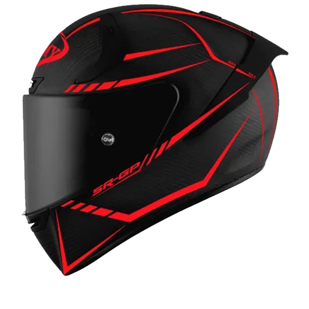 Image of Suomy SR-GP Carbon Supersonic ECE 2206 Black Red Full Face Helmet Size 2XL ID 8020838358540