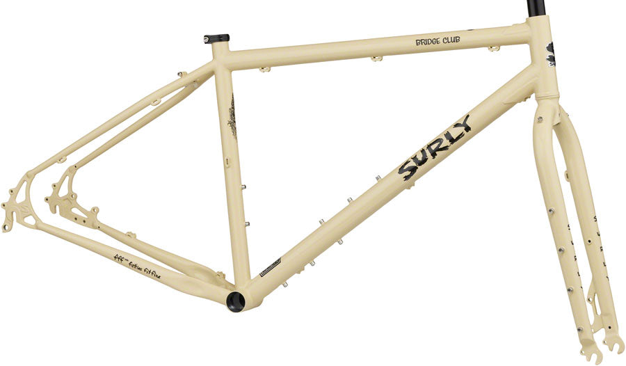 Image of Surly Bridge Club Frameset - 275"/700c Steel Whipped Butter Large