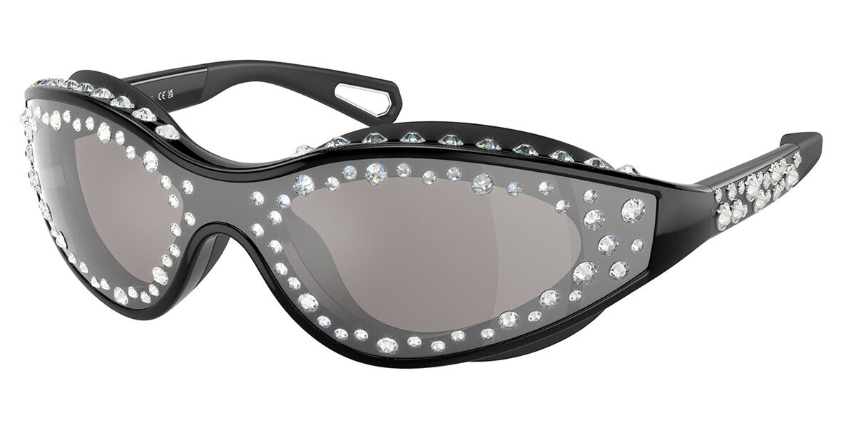 Image of Swarovski SK6024 10016G 142 Lunettes De Soleil Femme Noires FR