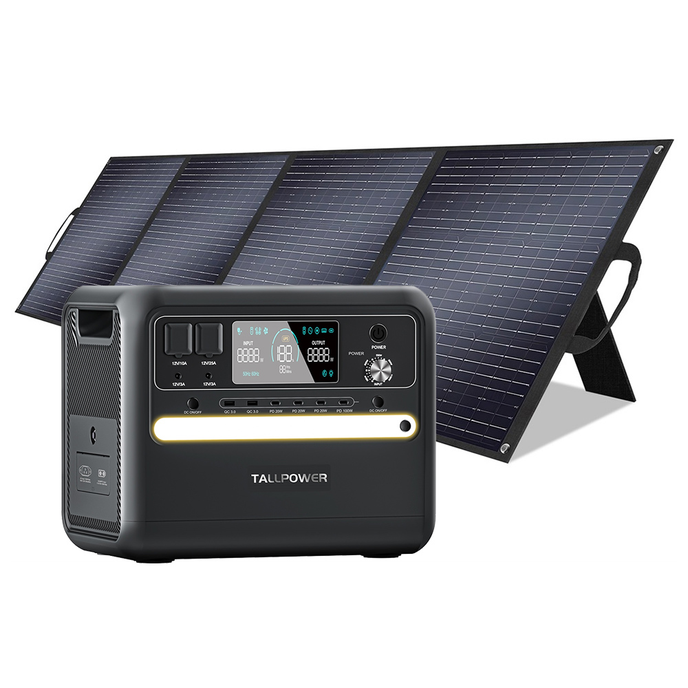 Image of TALLPOWER V2400 Power Station + TP200 200W Solar Panel