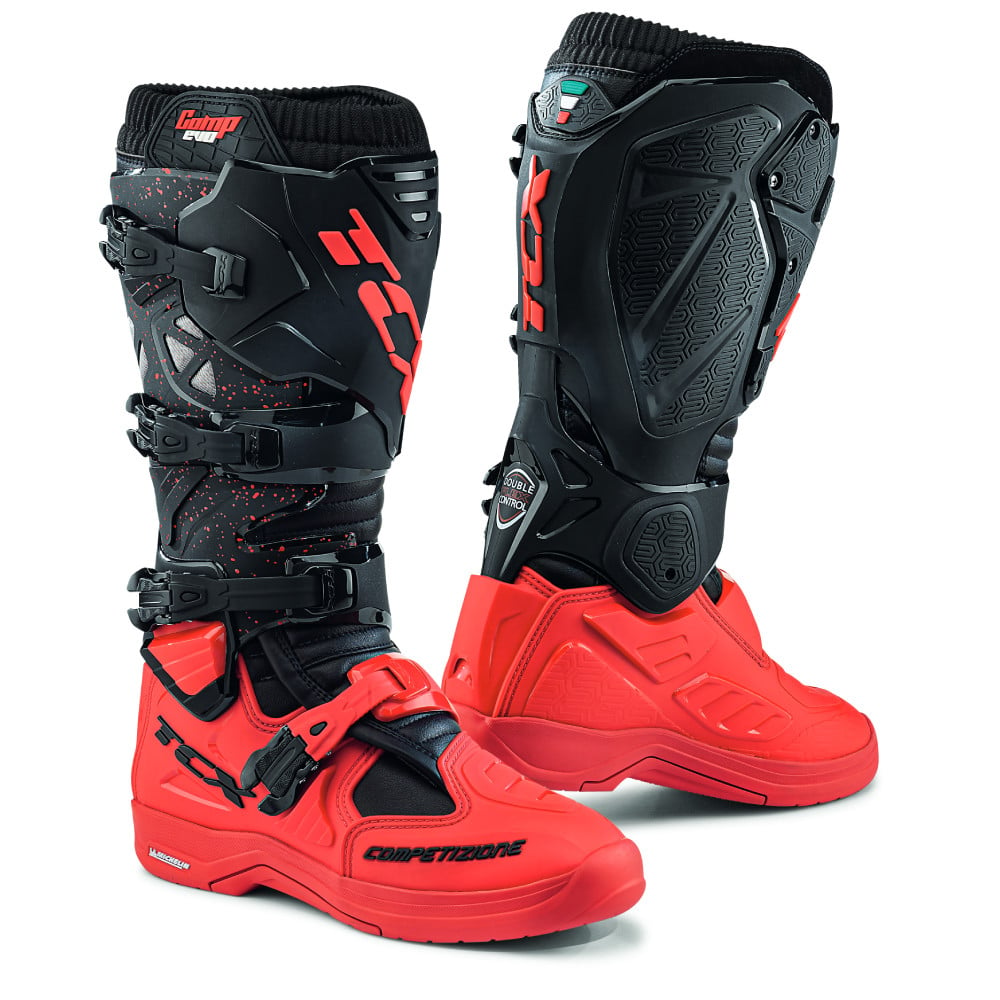 Image of TCX Comp Evo 2 Michelin Schwarz Rot Stiefel Größe 40