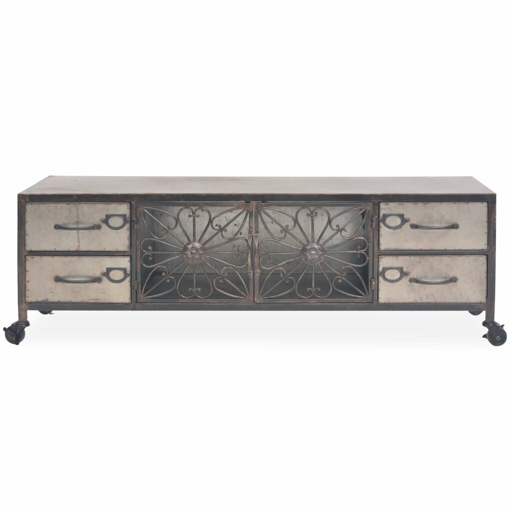 Image of TV Cabinet 472"x118"x157" Silver