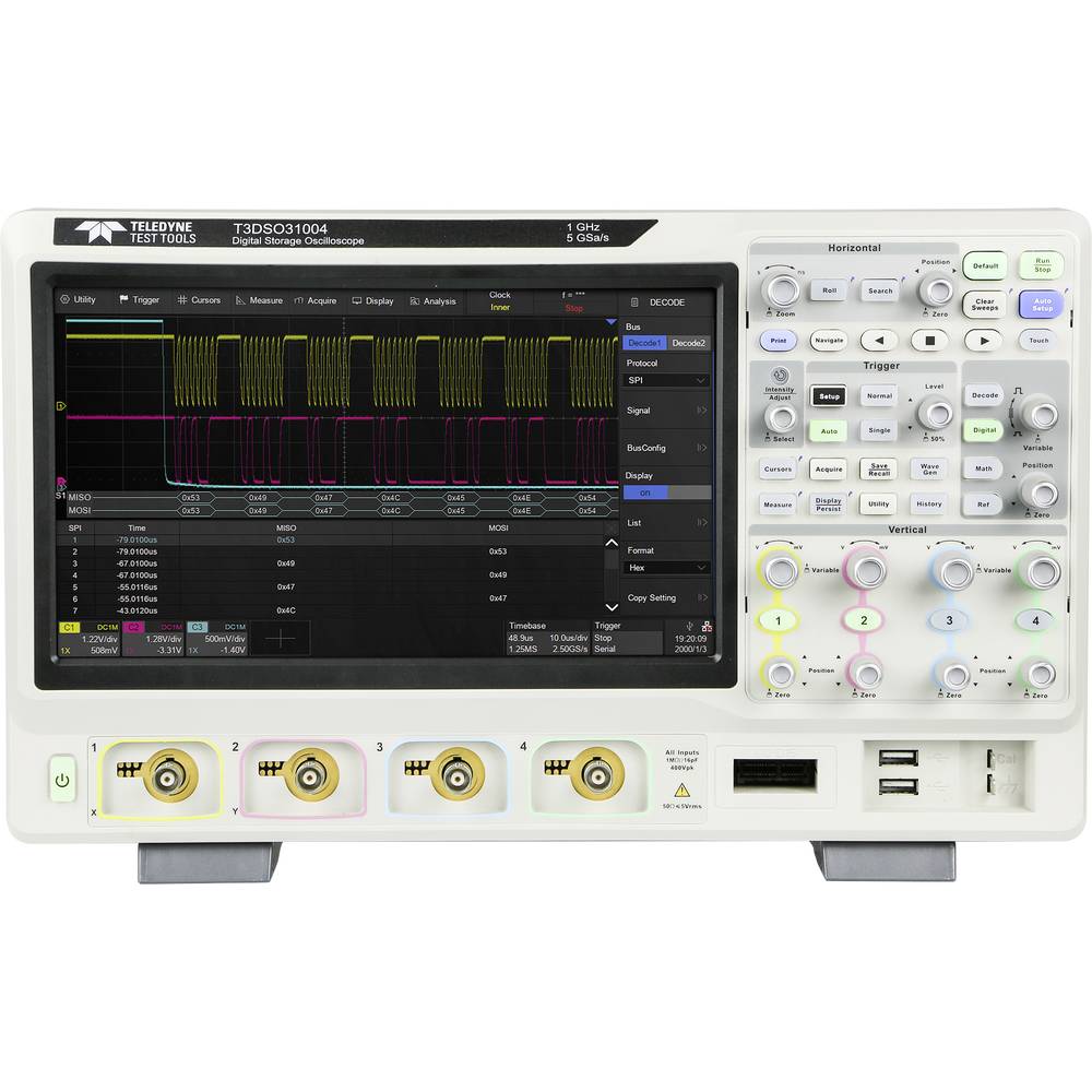 Image of Teledyne LeCroy Digital 350 MHz 4-channel 5 GS/s 125 MP 1 pc(s)