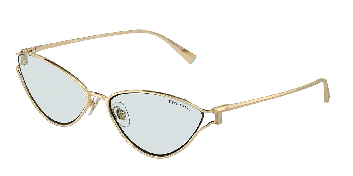 Image of Tiffany & Co TF3095 6196MF 61 Lunettes De Soleil Femme Dorées FR