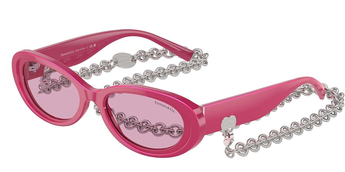 Image of Tiffany & Co TF4221 841176 54 Lunettes De Soleil Femme Roses FR