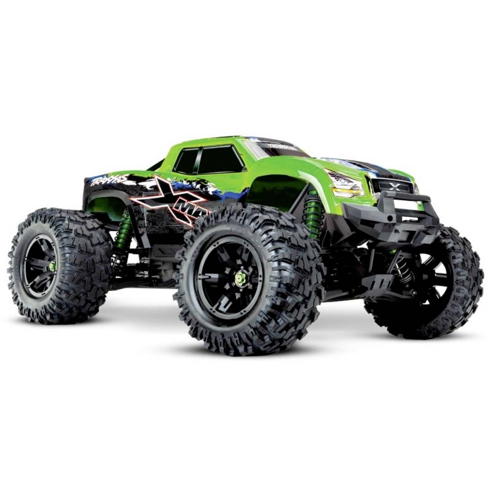 Image of Traxxas X-Maxx 4x4 VXL Green Brushless RC model car Electric Monster truck 4WD RtR 24 GHz