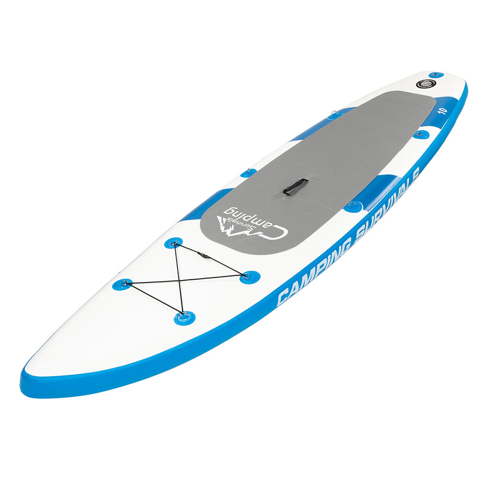 Image of [US Direct] CamPingSurvivals Inflatable Paddle Board Max Load 300lbs Stand Up Surfboard Made Of Military Grade Drop Stit