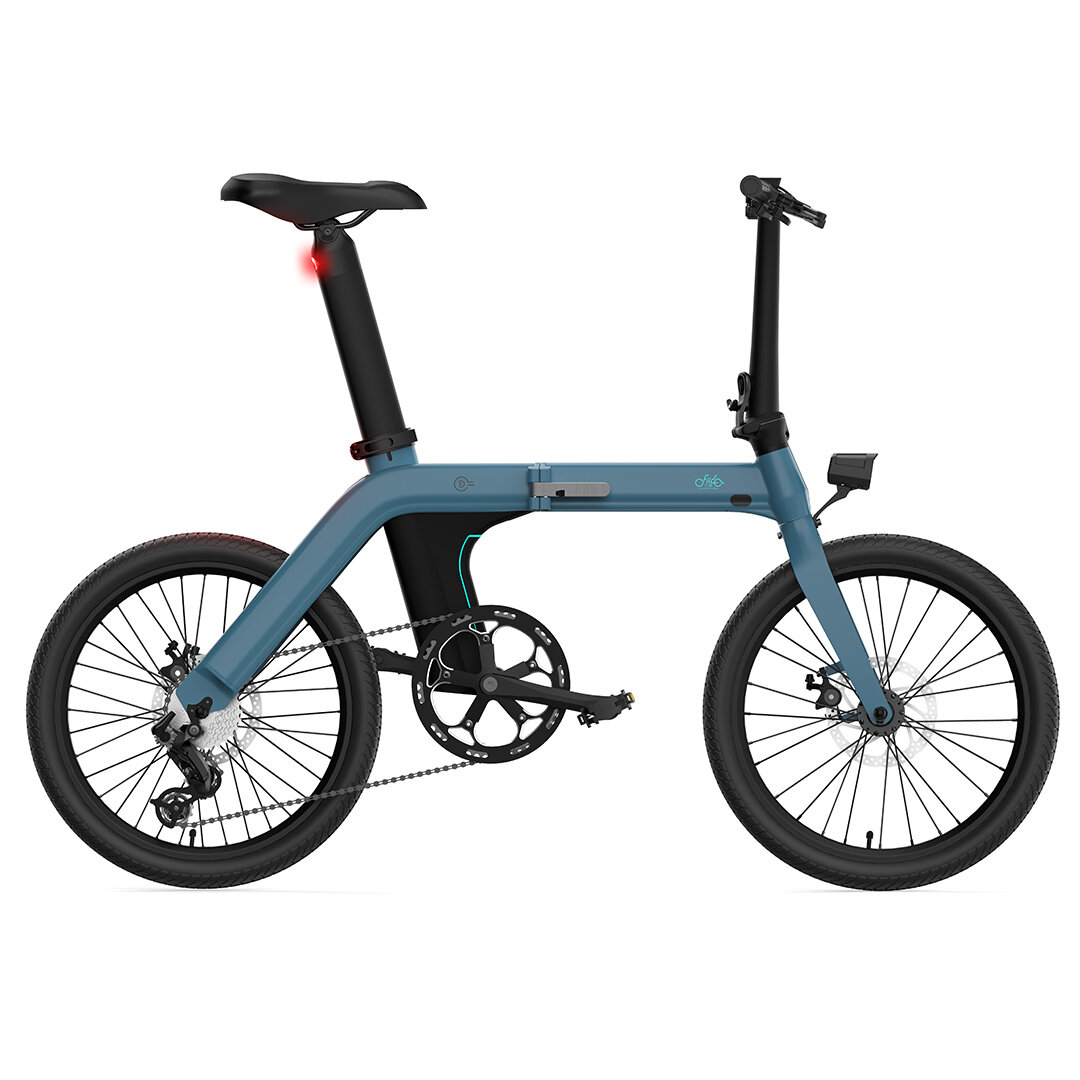 Image of [US Direct] FIIDO D11 116Ah 36V 250W 20 Inches Folding Moped Bicycle 25km/h Top Speed 80KM-100KM Mileage Range Electric