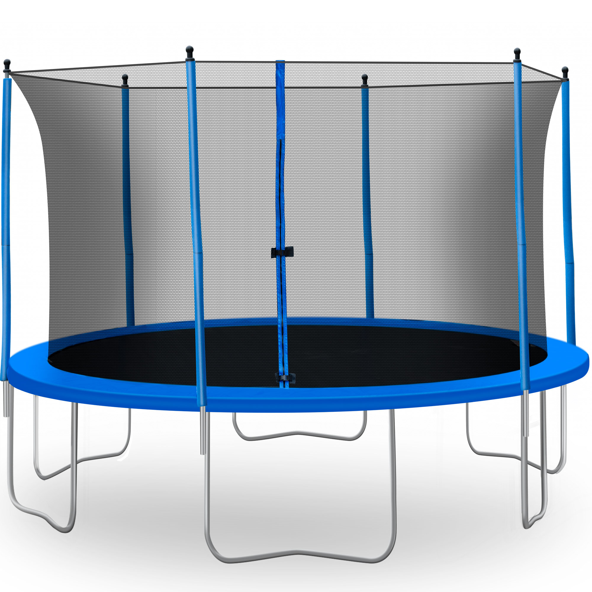 Image of [USA Direct] 13FT Trampoline Jumping Bed Bungee Fitness Equipment with Safety Protective Net Max Load 330lbs