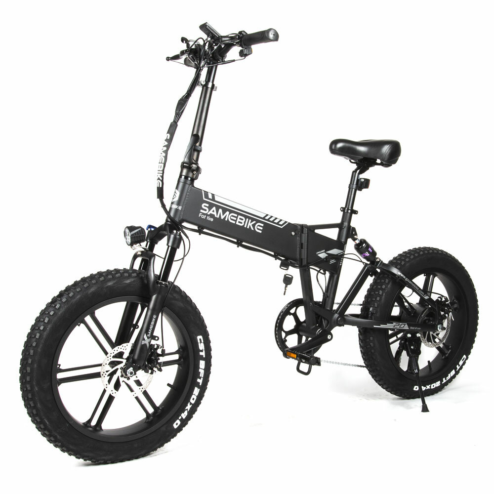Image of [USA Direct] SAMEBIKE XWLX09 10Ah 48V 500W 20 Inches Moped Electric Bike Smart Folding Bike 80-90km Mileage Max Load 150