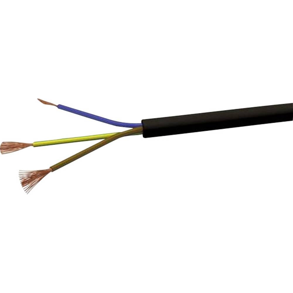 Image of VOKA Kabelwerk H05VVF5X25 Flexible cable H05VV-F 5 x 25 mmÂ² Black 100 m