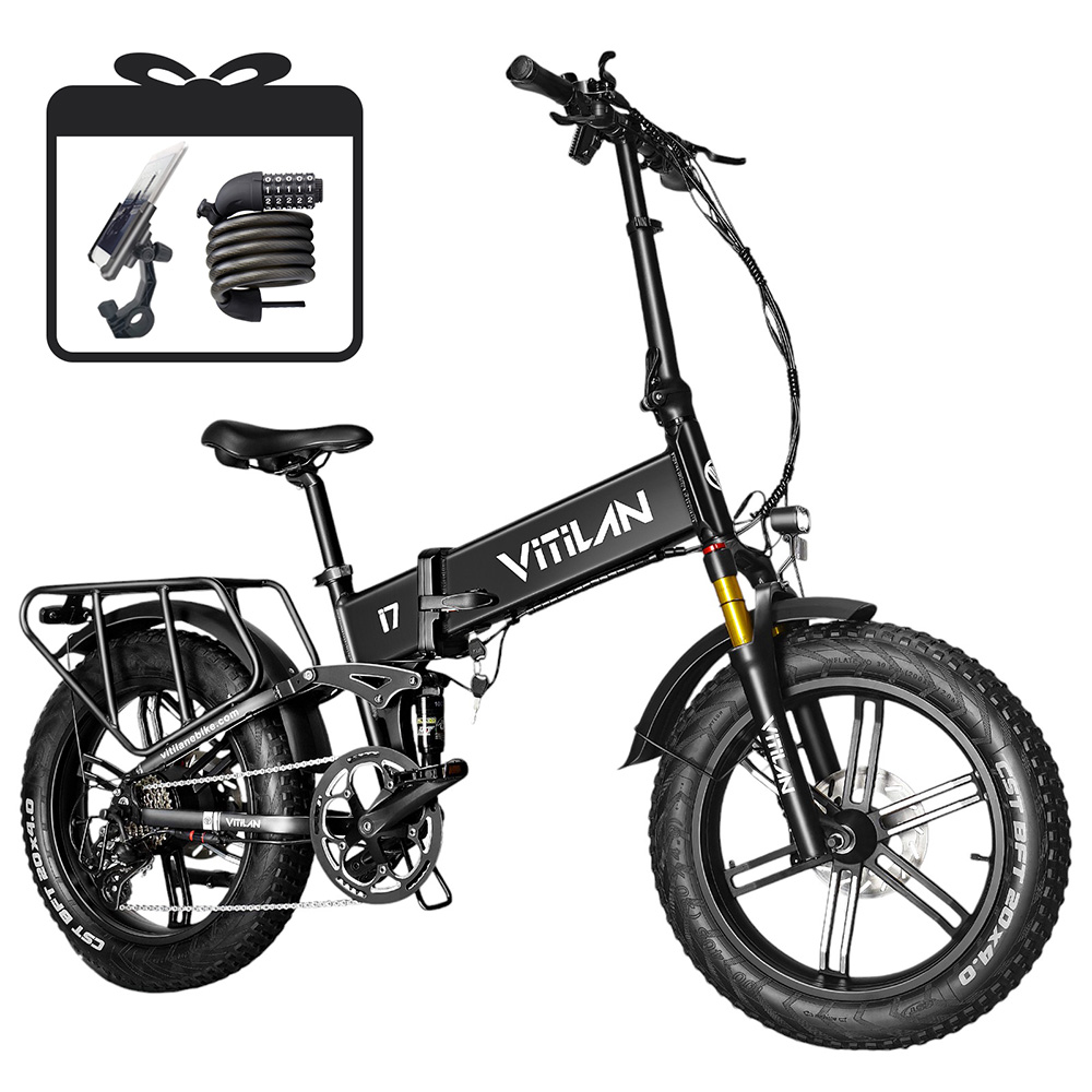 Image of Vitilan I7 Pro 30 Electric Bike Black