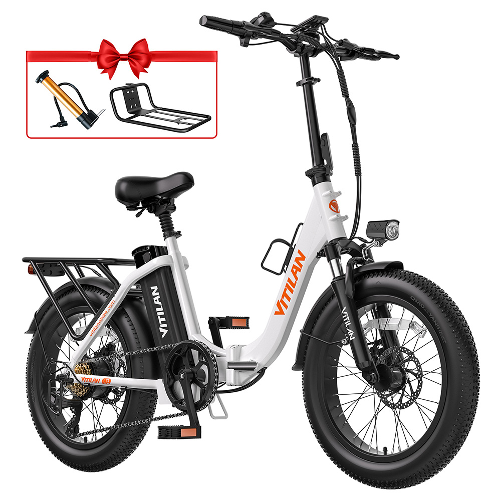 Image of Vitilan U3 Electric Bike 750W 13AH White