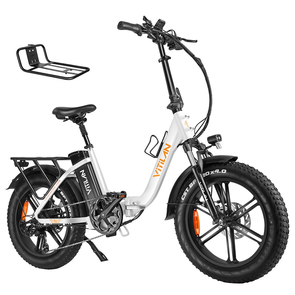 Image of Vitilan U7 20 Foldable Electric Bike - White