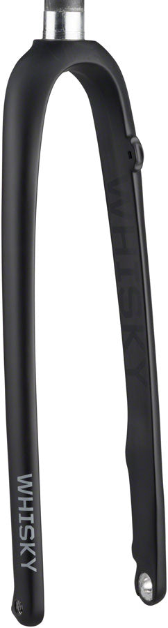 Image of WHISKY No9 CX Flat Mount Fork - 12mm Thru-Axle 1-1/8" Carbon Steerer Matte Black