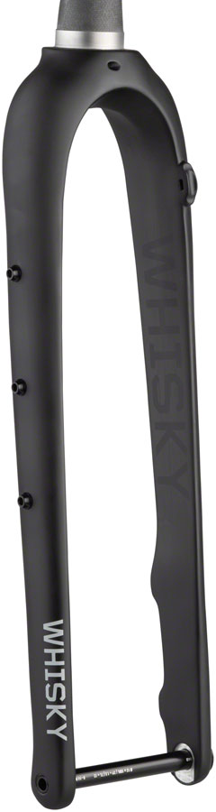 Image of WHISKY No9 MCX Fork - 12mm Thru Axle 15" Tapered Carbon Steerer FlatMount Disc Matte Black