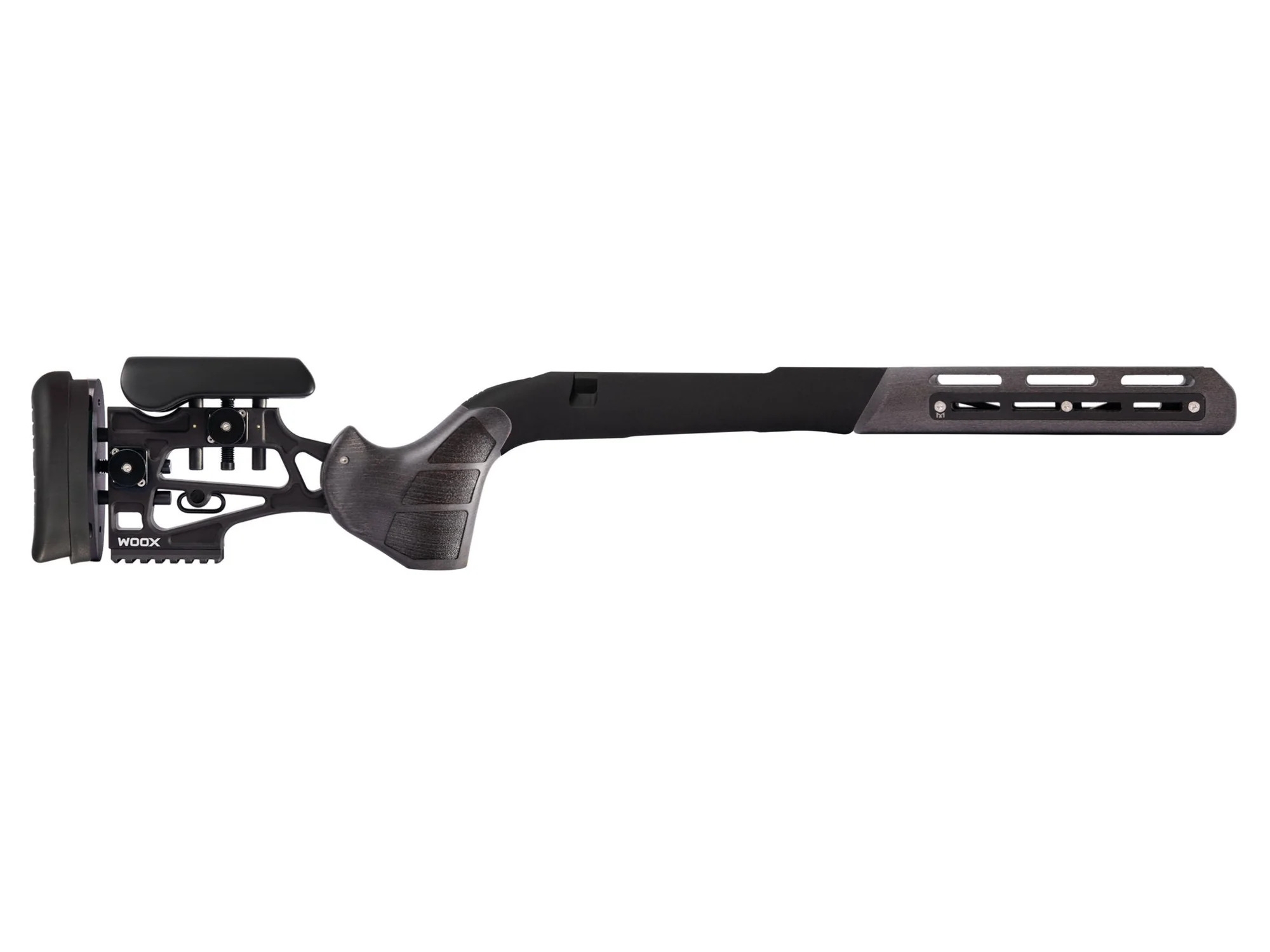 Image of WOOX Furiosa Rifle Chassis for Howa 1500 Midnight Grey ID 810069390192