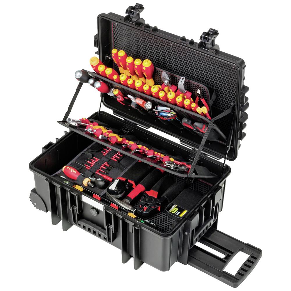 Image of Wiha XXL II 42069 Electrical contractors Trades people Apprentices Professionals VDE Tool box (+ tools) 113-piece (L