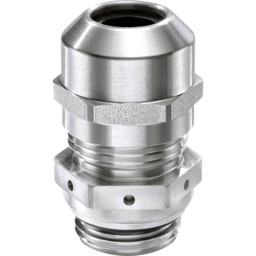 Image of Wiska 10069410 Cable gland shockproof with strain relief with seal M50 Steel (stainless) Ecru 1 pc(s)