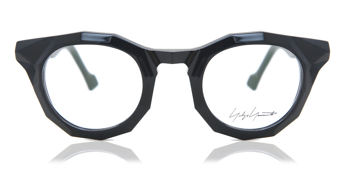 Image of Yohji Yamamoto L010 A001 Óculos de Grau Pretos Masculino BRLPT