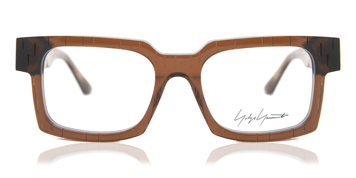 Image of Yohji Yamamoto L013 A002 Óculos de Grau Marrons Masculino BRLPT