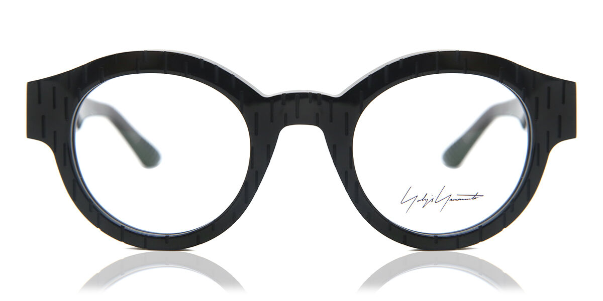 Image of Yohji Yamamoto L014 A001 Óculos de Grau Pretos Masculino BRLPT