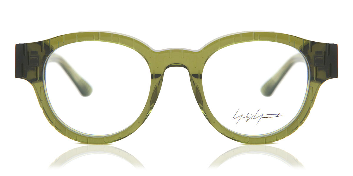 Image of Yohji Yamamoto L015 A006 Óculos de Grau Verdes Masculino BRLPT