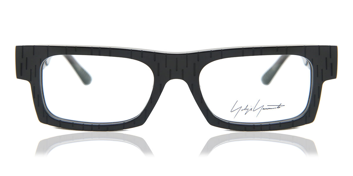 Image of Yohji Yamamoto L016 A001 Óculos de Grau Pretos Masculino BRLPT